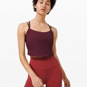 Lululemon Daily Lineup Tank Cassis Size 8